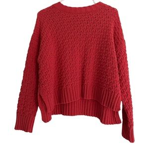 AND Coral Pink Salmon Long Sleeved Sweater